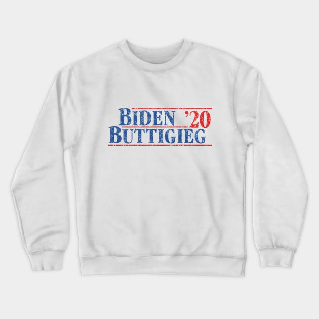 Joe Biden and Pete Buttigieg on the one ticket. Politique Biden Buttigieg 2020 Vintage Designs Crewneck Sweatshirt by YourGoods